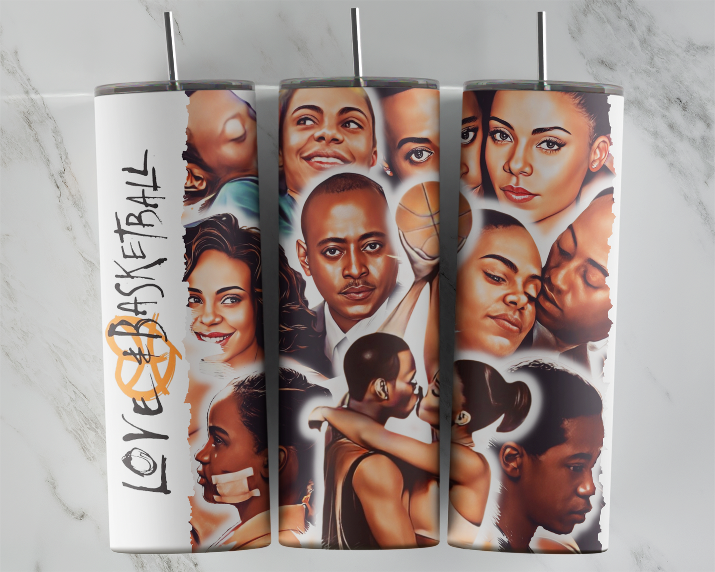 "LOVE & BASKETBALL" 20oz TRANSFER