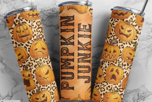"PUMPKIN JUNKIE” 20oz TRANSFER