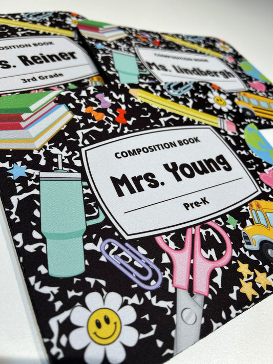 Personalized Teacher Composition Mousepad