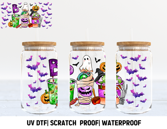 “BOO” 16OZ UV WRAP