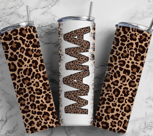 "LEOPARD MAMA” 20oz TRANSFER