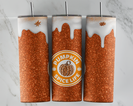 "PUMPKIN SPICE LIFE” 20oz TRANSFER