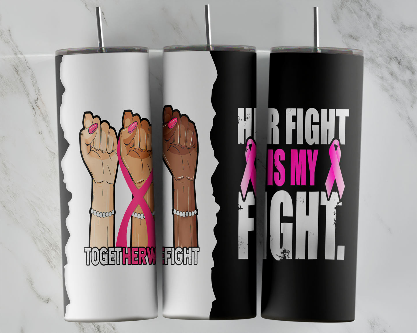 "TOGETHER WE FIGHT" 20oz TRANSFER